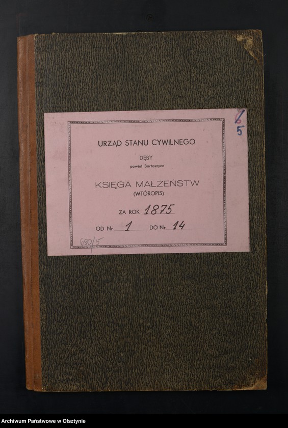 image.from.unit.number "Heiraths-Neben-Register Nr 1 - 14"