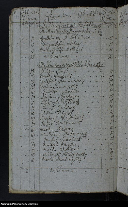 image.from.unit.number "Jahr-Rechnung der Hanswaldschen Kirchen aller Einnahme und Ausgabe wie auch Bau-Rechnung"