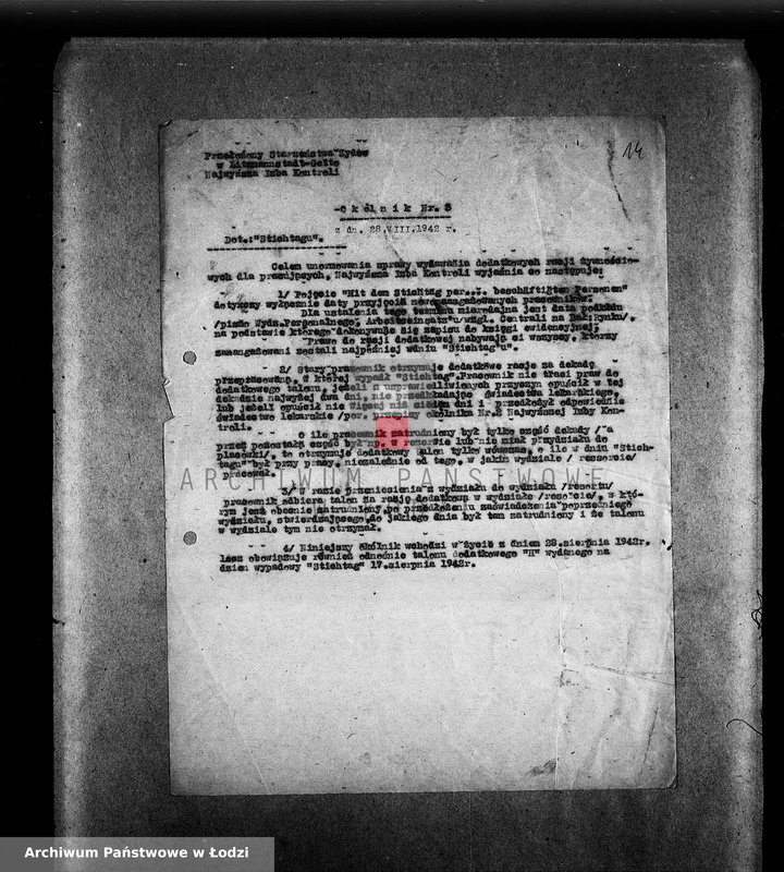 Obraz 18 z jednostki "[Okólniki wydane przez Najwyższą Izbę Kontroli]"