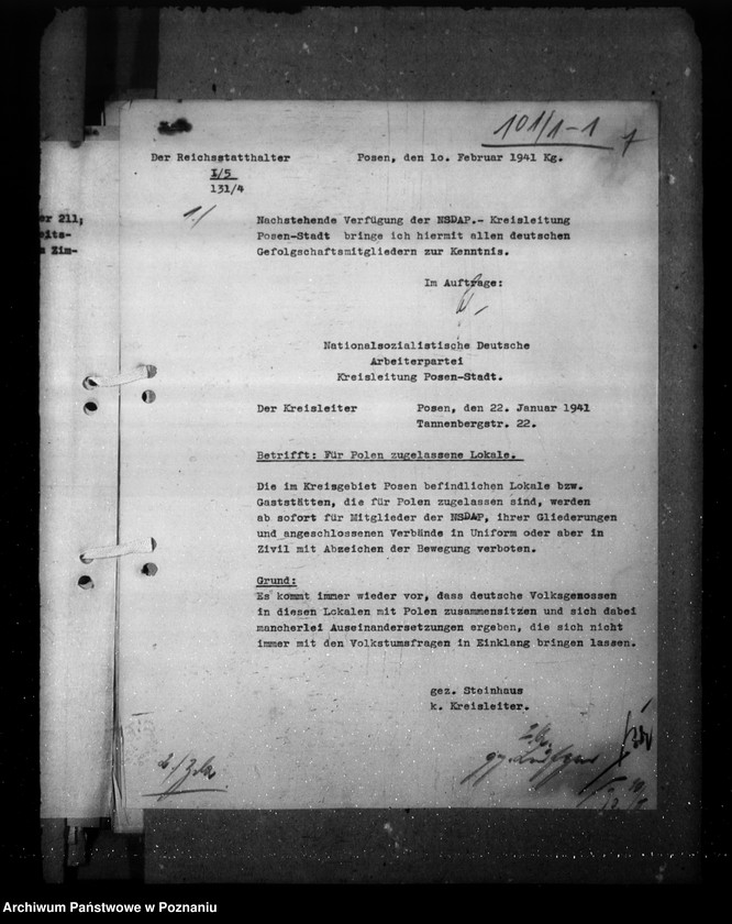 Obraz 11 z jednostki "Korespondencja, zarządzenia i opinie w sprawach personalnych"