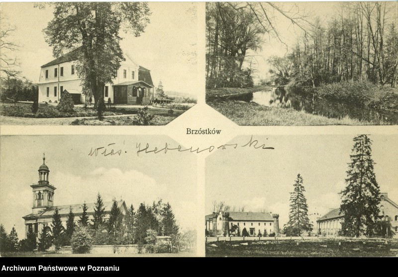 Obraz 1 z jednostki "Brzostków [dawniej Brzóstków] -dwór Hebanowskich, kościół, budynki gospodarcze"