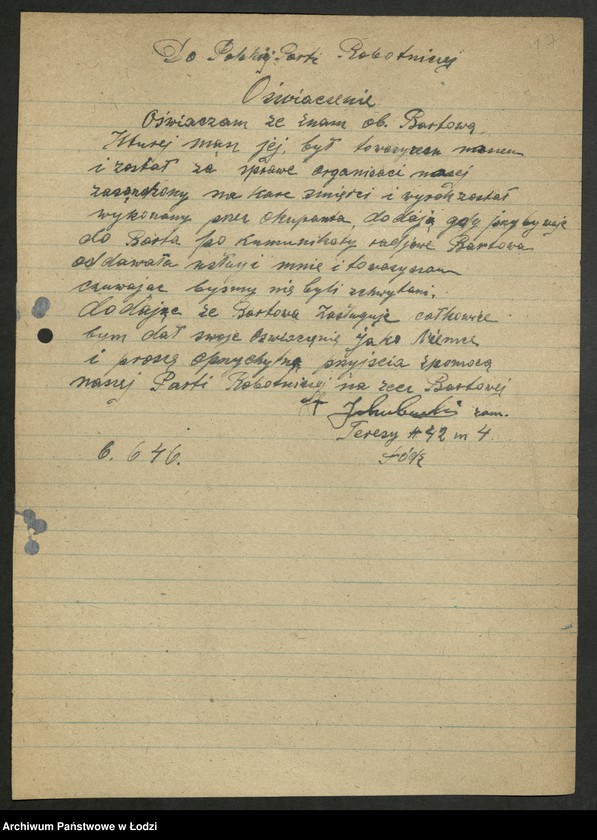 Obraz 18 z jednostki "Akta dotyczące Niemców [- podania, opinie, zaświadczenia i postanowienia Komisji]"