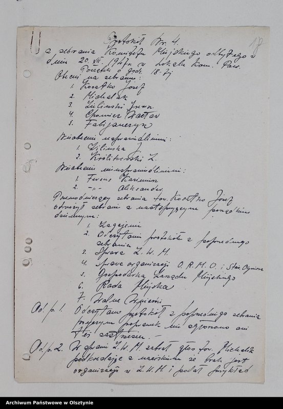 image.from.unit.number "Komitet Miejski Polskiej Parii Robotniczej w Mrągowie: protokoły z posiedzeń, zebrań aktywu miejskiego, sprawozdania. Protokoły z zebrań Kół miejskich PPR miasta Mrągowa: Państwowa Centrala Handlowa, KP PPR Milicji Obywatelskiej, "Odbudowa", Odlewnia Warsztatów Mechanicznych, Państwowa Fabryka Wyrobów Drzewnych, Powiatowy Urząd Bezpieczeństwa Publicznego, Samopomoc Chłopska"