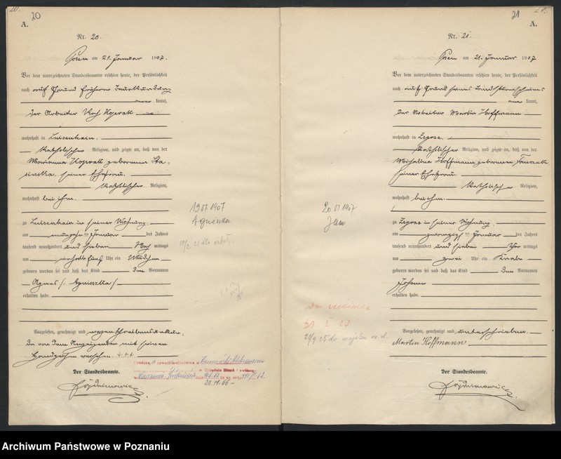 Obraz 13 z jednostki "Księga miejscowa urodzeń"