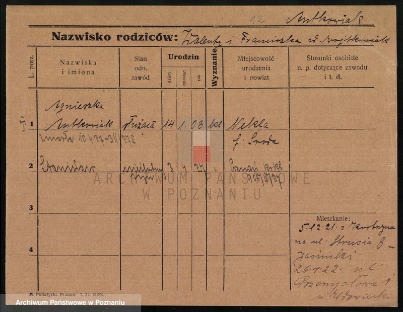 Obraz 16 z jednostki "Antkowiak (samotne kobiety) - Anzuhn"