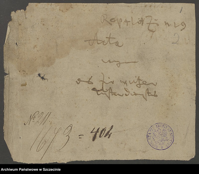 image.from.unit.number "Küsterdienst zu Zirkwitz [Cerkwica]."