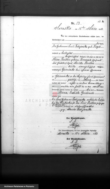 Obraz 15 z jednostki "Księga urodzeń"