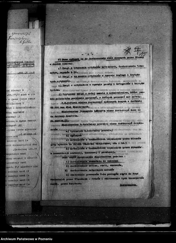 Obraz 19 z jednostki "Sprawy szczegółowo-administracyjne Gospodarcza umowa z Niemcami"