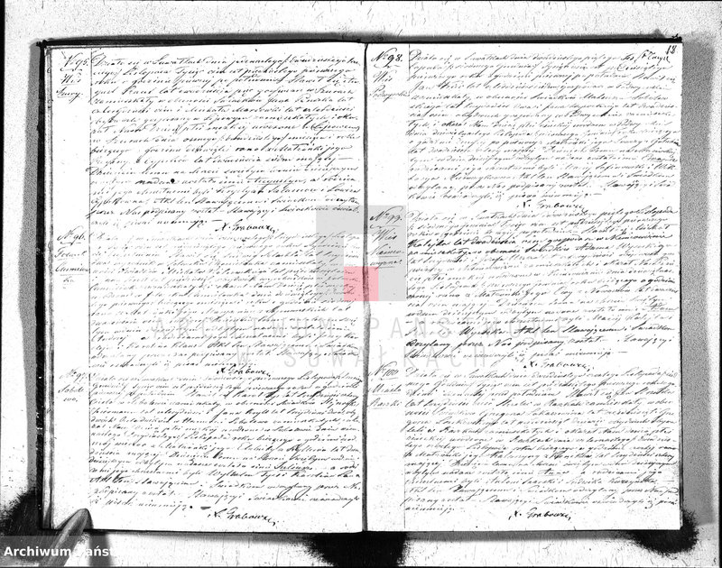 image.from.unit.number "Duplikat Akt Urodzonych, Zaślubionych i Zeszłych Parafij Ew. Augsburgskiey Suwałki za rok 1851"