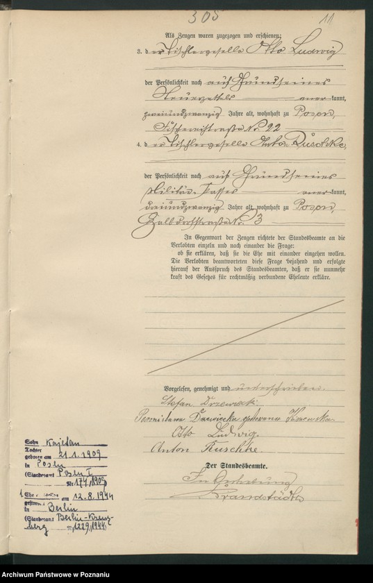 Obraz 13 z jednostki "Księga małżeństw t. II"