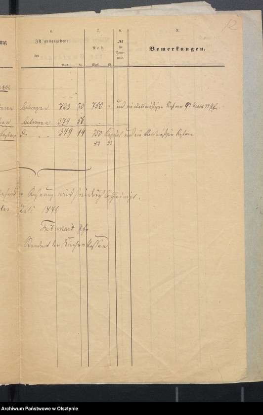 image.from.unit.number "Rechnung des Kirchspielsschulkasse zu Widminnen"