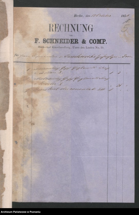 Obraz 9 z jednostki "A. betr. Gerichtsassessor Kasimir Josef Sewerin von Jarochowski /mit Privatbriefen an ihn/"