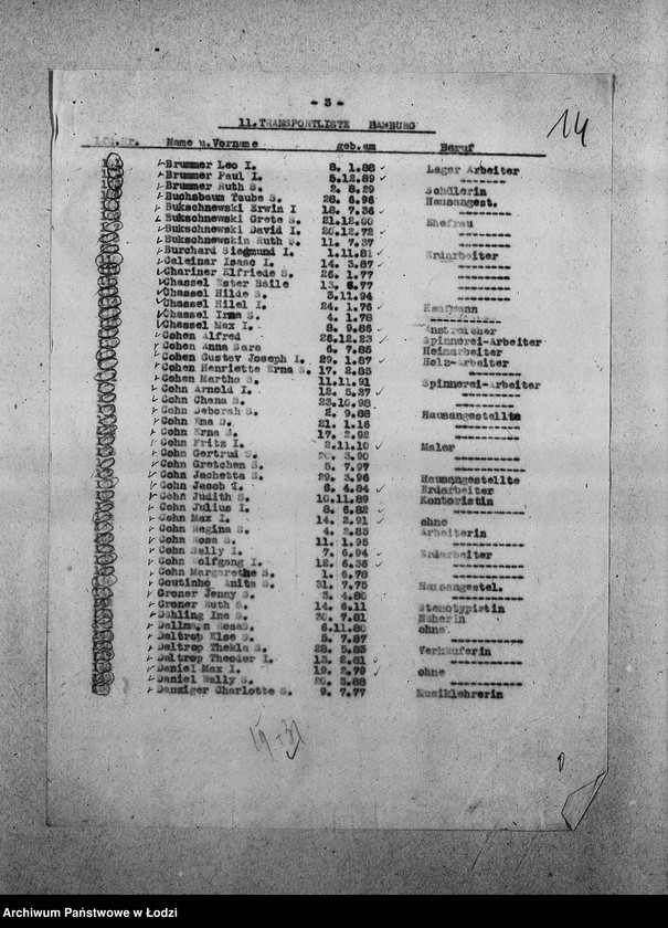 image.from.unit.number "[Wykazy imienne Żydów zagranicznych wsiedlonych do getta]"