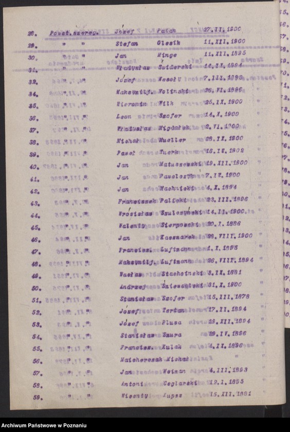 Obraz 10 z jednostki "Imienny spis powstańców frontu zachodniego."