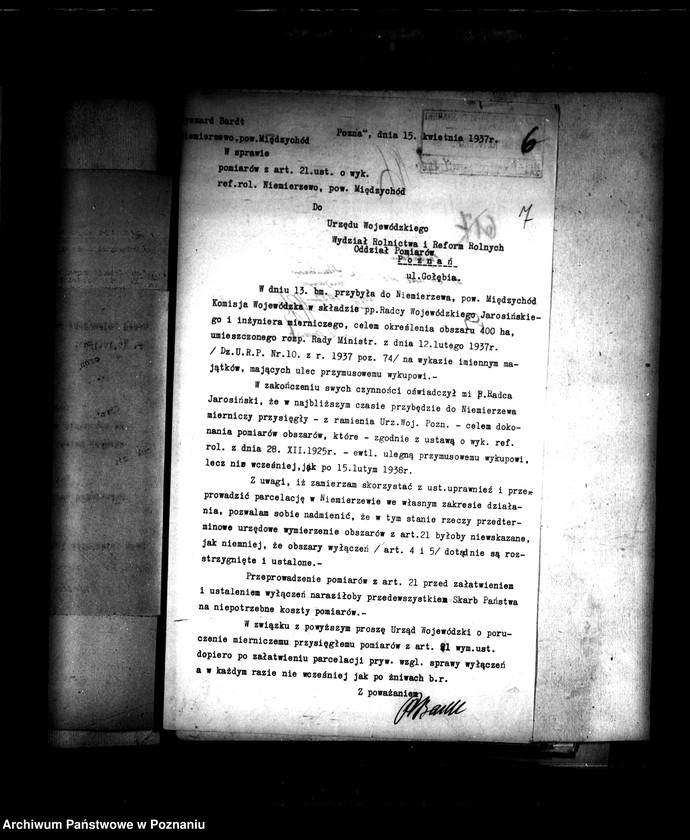 Obraz 11 z jednostki "Przymusowy wykup majątku Niemierzewo i Lubosz powiatu międzychodzkiego"