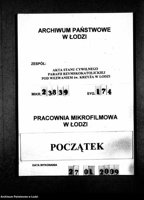 Obraz 2 z jednostki "Akta urodzeń"