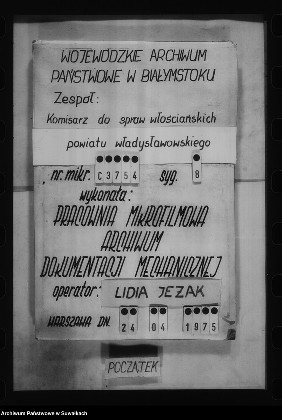 image.from.unit.number "Delo... o vozvraŝĉenii dokumentov vzjatych v 1860 godu Kommisîeju Finansov iz Griŝkabudskago Gminnago Upravlenîja"