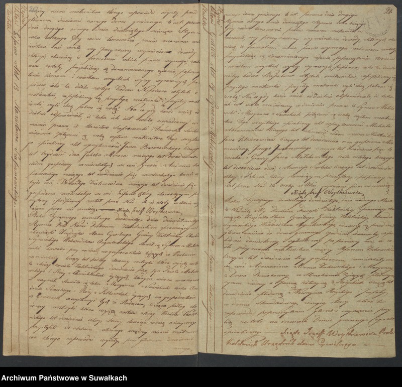 image.from.unit.number "Akta Ślubów Urzędnika Stanu Cywilnego Gminy Kaletnickiey, od dnia 1-go Stycznia do dnia ostatniego Grudnia 1820 roku."