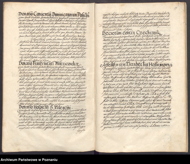 Obraz 18 z jednostki "Acta consulatus Posnaniensis."