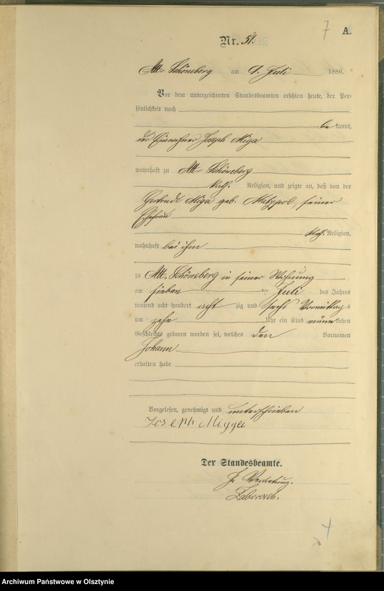 image.from.unit.number "Geburts-Haupt-Register Tom I,Nr 45 - 60"