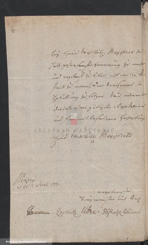 image.from.unit.number "Rekwizycje władz miasta Winska (Winzig) w sprawie: 1. zamożności chirurga Hellinda, 2. zaświadczenia dla dzieci po zmarłym Janie Fryderyku Trauwaldzie; język niemiecki"