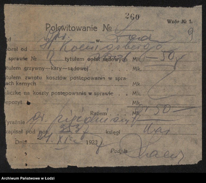 Obraz 11 z jednostki "Chaim Wolf Kenigsberg – skład farb ziemnych i malarskich"