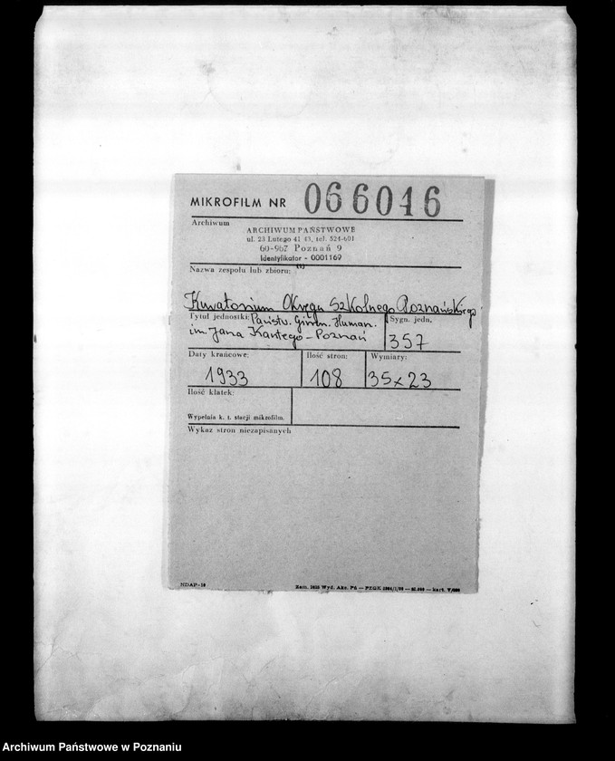 Obraz 2 z jednostki "Państwowe Gimnazjum Humanistyczne imienia Jana Kantego - Poznań"