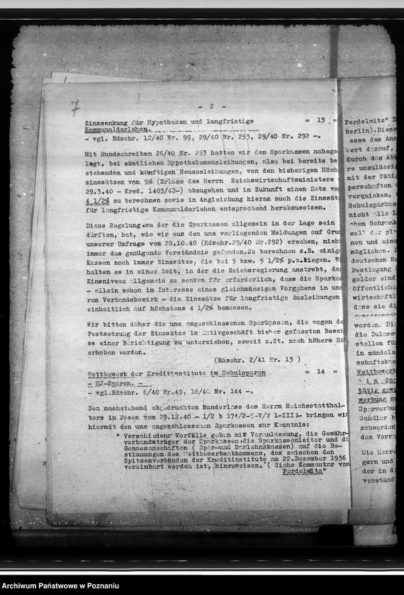 Obraz 11 z jednostki "Rundschreiben der Sparkassen und Giroverband"