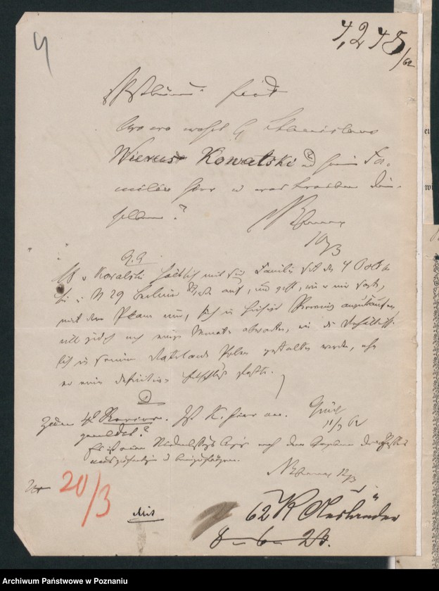 Obraz 7 z jednostki "A. betr. Stanislaus von Wierusz-Kowalski"