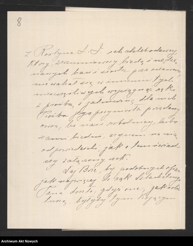 image.from.unit.number "Korespondencja organizacji polonijnych i osób prywatnych ze Stanów Zjednoczonych do I. J. Paderewskiego w sprawie pomocy dla ofiar wojny w Polsce"