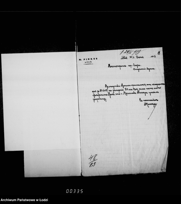 Obraz 18 z jednostki "Ob ustrojstve novych tramvajnych linji v gorode Lodzi"