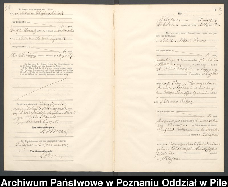 Obraz 7 z jednostki "Księga małżeństw"