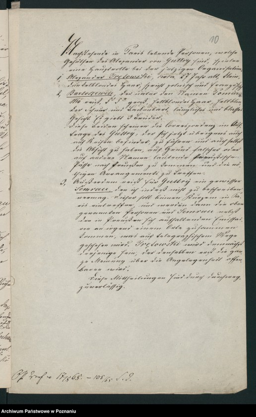 Obraz 15 z jednostki "A. betr. den Aleksander Trentowski und den Wirtschaftsbeamten Sigismund von Trzaska"