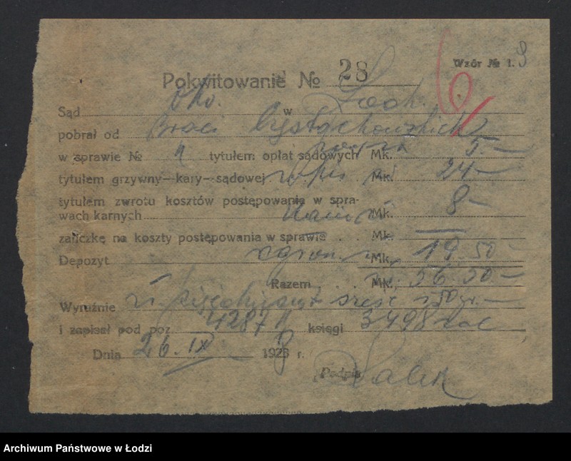 Obraz 11 z jednostki "Szlama Judka Częstochowski i Berek Częstochowski- sprzedaż towarów włókienniczych własnego wyrobu"