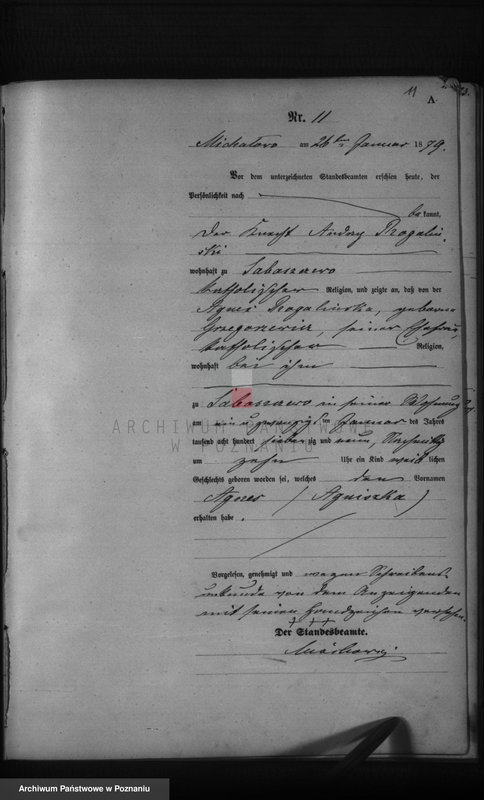 Obraz 13 z jednostki "Księga urodzeń"