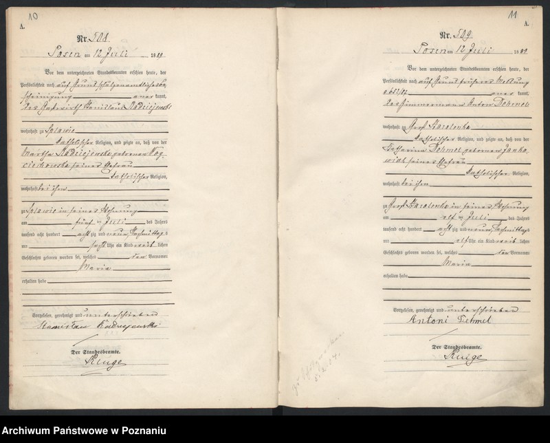 Obraz 9 z jednostki "Księga urodzeń t. II"