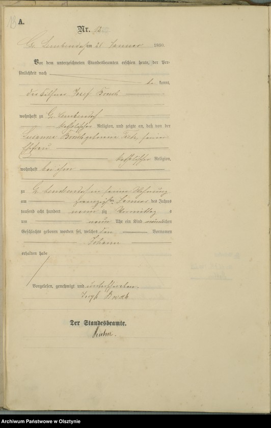 image.from.unit.number "Geburts-Haupt-Register Nr 1 - 127"