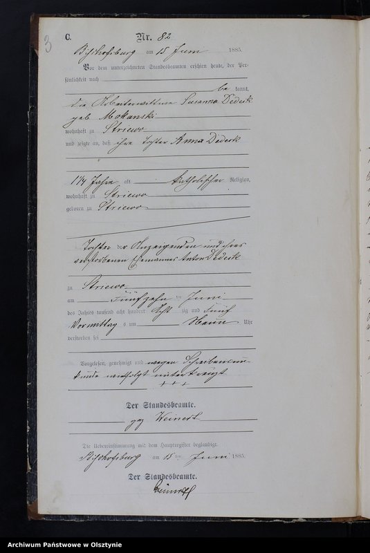 image.from.unit.number "Sterbe-Neben-Register Tom II,Nr 81 - 180"