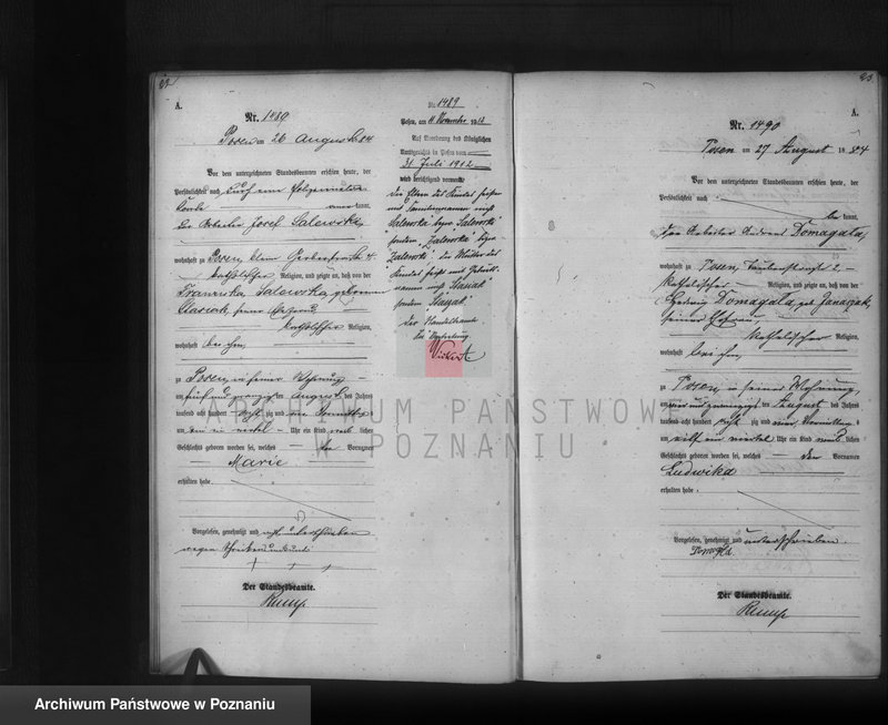 Obraz 13 z jednostki "Księga urodzeń t. IV"