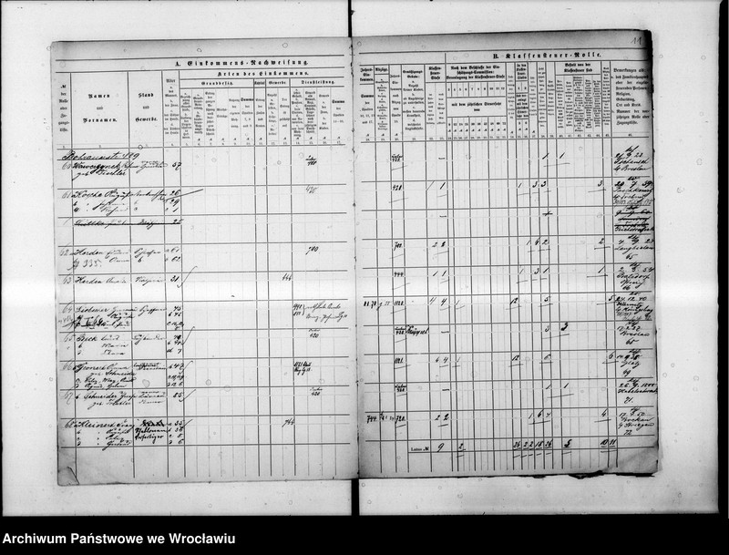 image.from.unit.number "Klassensteuerrolle nebst Eikommens - Nachweisung"