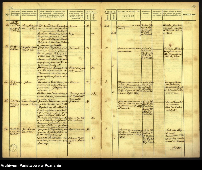 Obraz 11 z jednostki "Księga małżeństw"