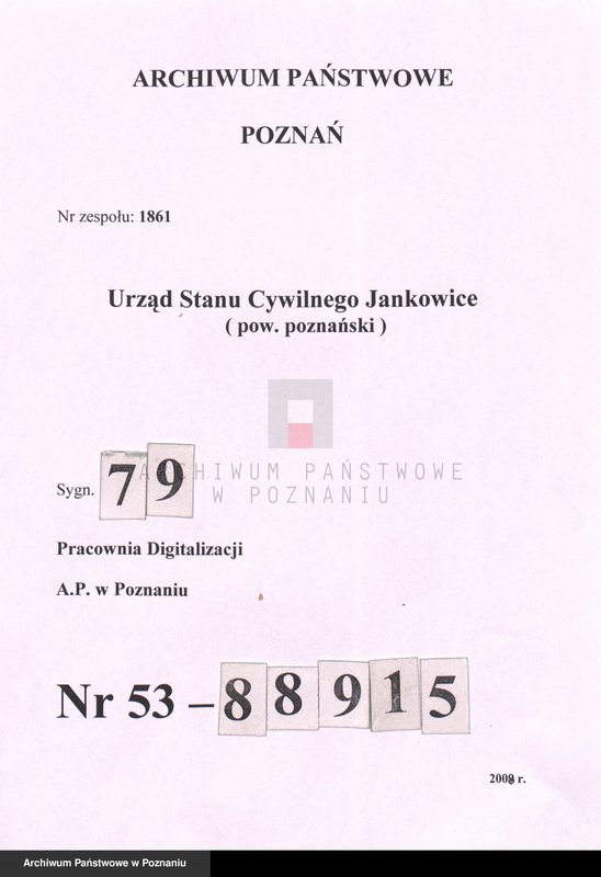 Obraz 1 z jednostki "Skorowidz urodzeń, małżeństw, zgonów"