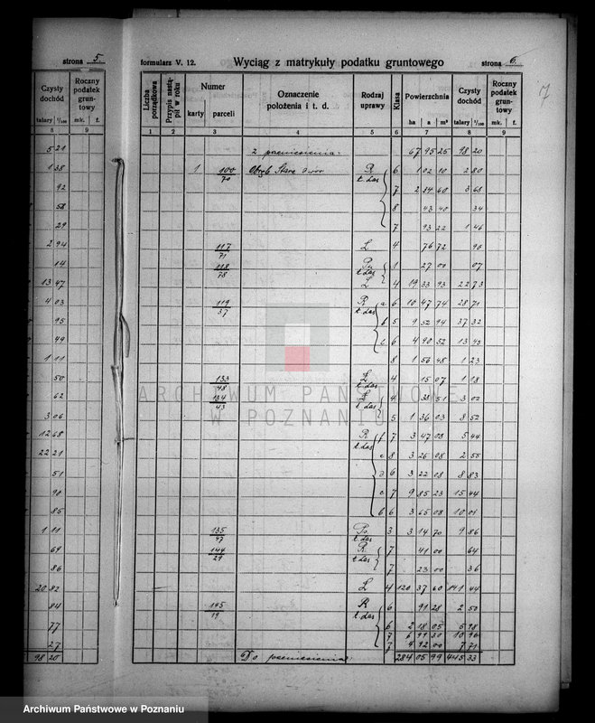 Obraz 11 z jednostki "Rejestr wyłączeń z art.. 4 majątku Stare powiatu wyrzyskiego"