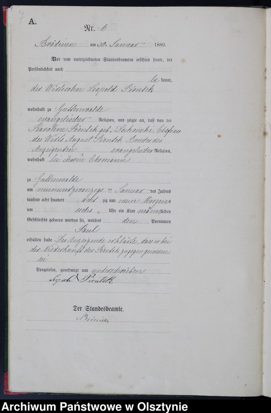 image.from.unit.number "Geburts-Haupt-Register Nr 1 - 73"