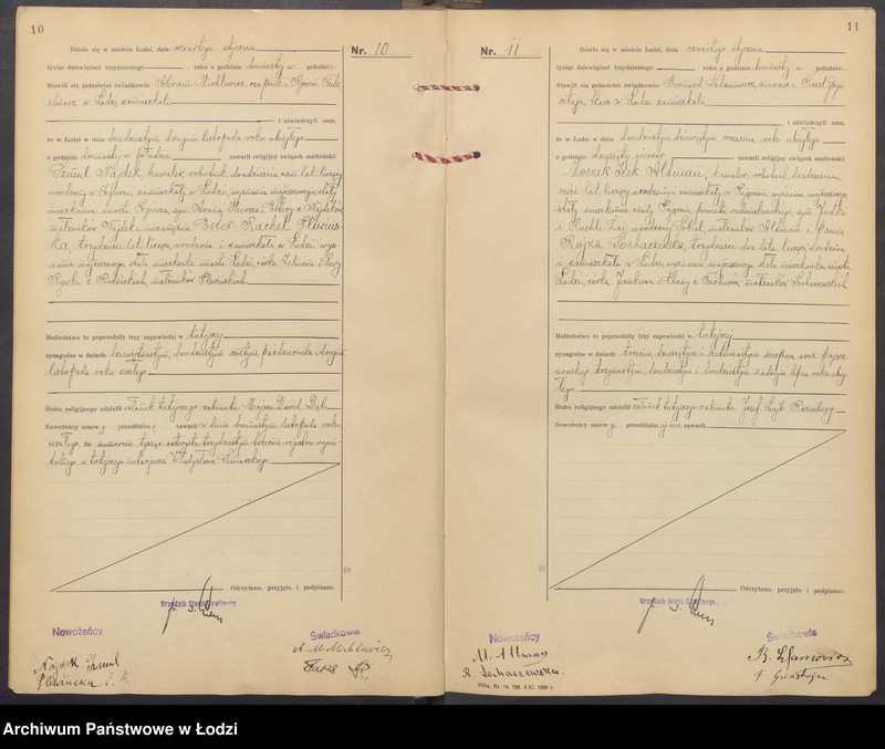 Obraz 8 z jednostki "Akta małżeństw od numeru 1 do numeru 692"