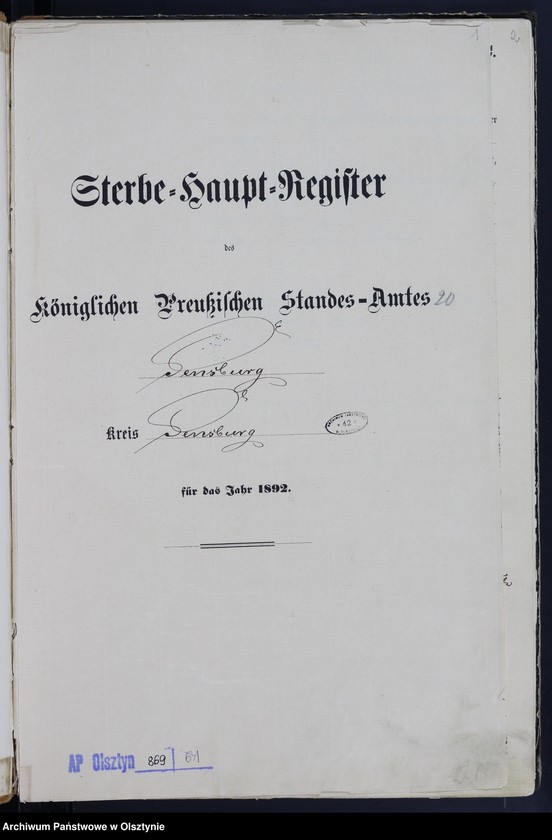 image.from.unit.number "Sterbe-Haupt-Register,Tom II,Nr 257 - 297"