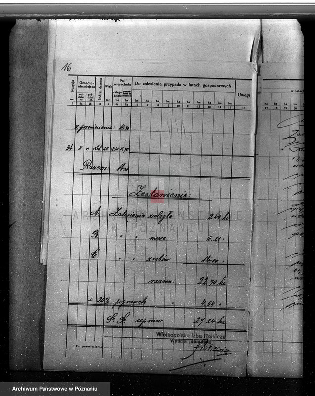 Obraz 20 z jednostki "Plan urządzania gospodarstwa leśnego dla lasu majętności Gorzyczki powiat kościański"