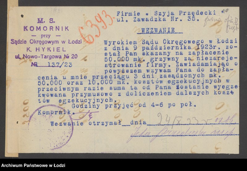 Obraz 12 z jednostki "Szyja Przedecki- pończoszarnia"