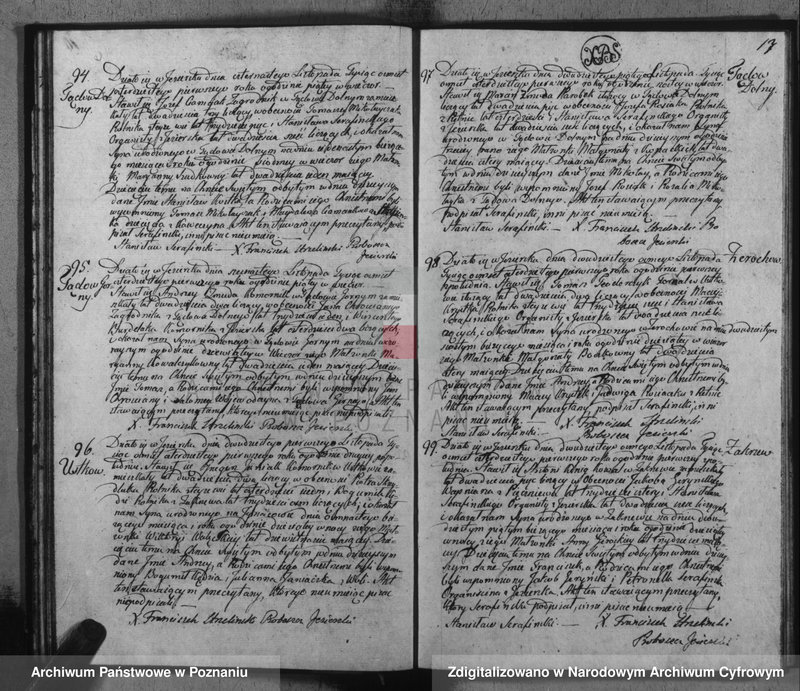 Obraz 19 z jednostki "Akta urodzeń, małżeństw i zgonu"