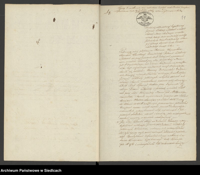 Obraz 9 z jednostki "Rok 1848 od N I do 140 [Akta notarialne od nr 1 do nr 140]"